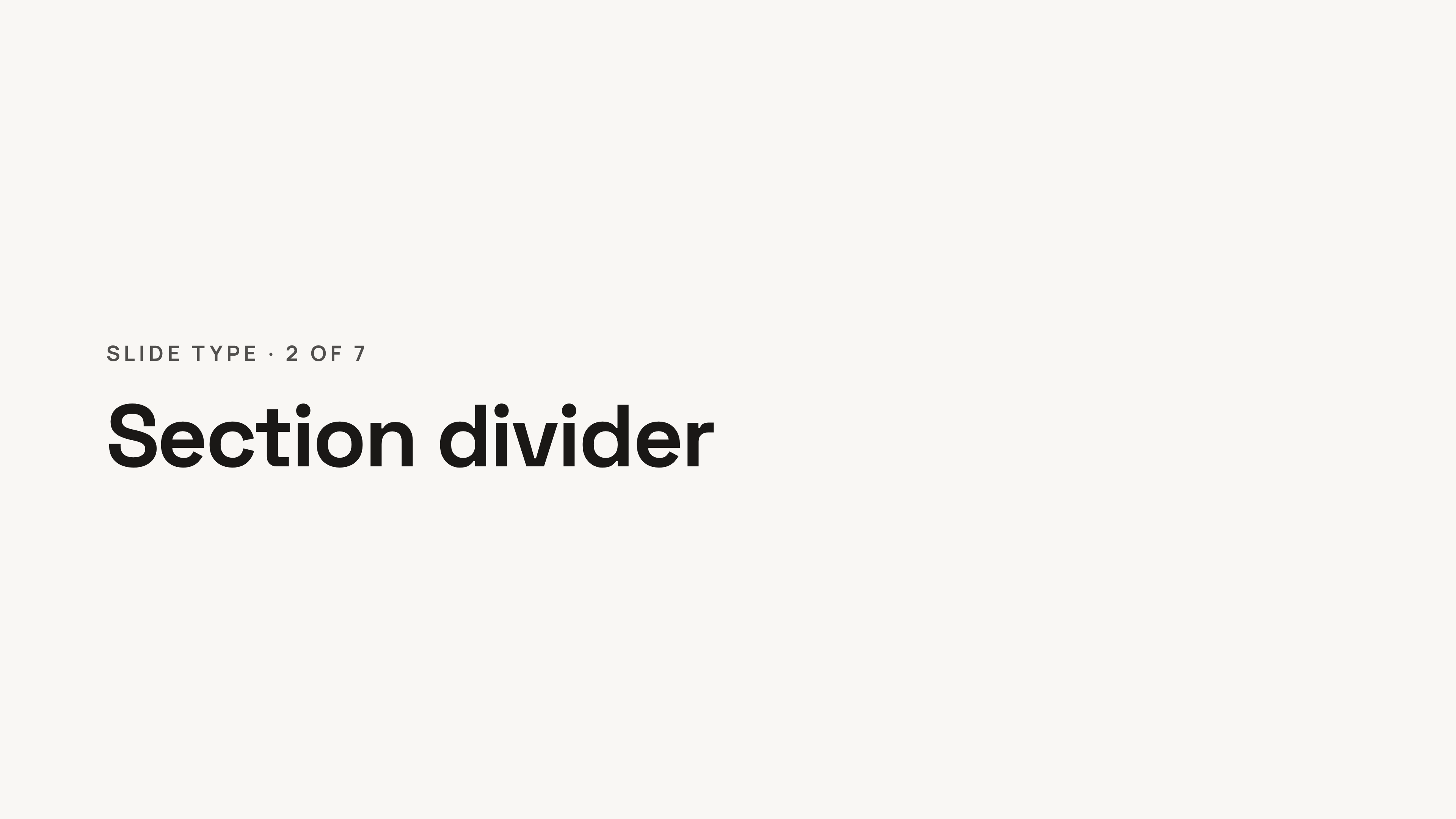 Section divider preview
