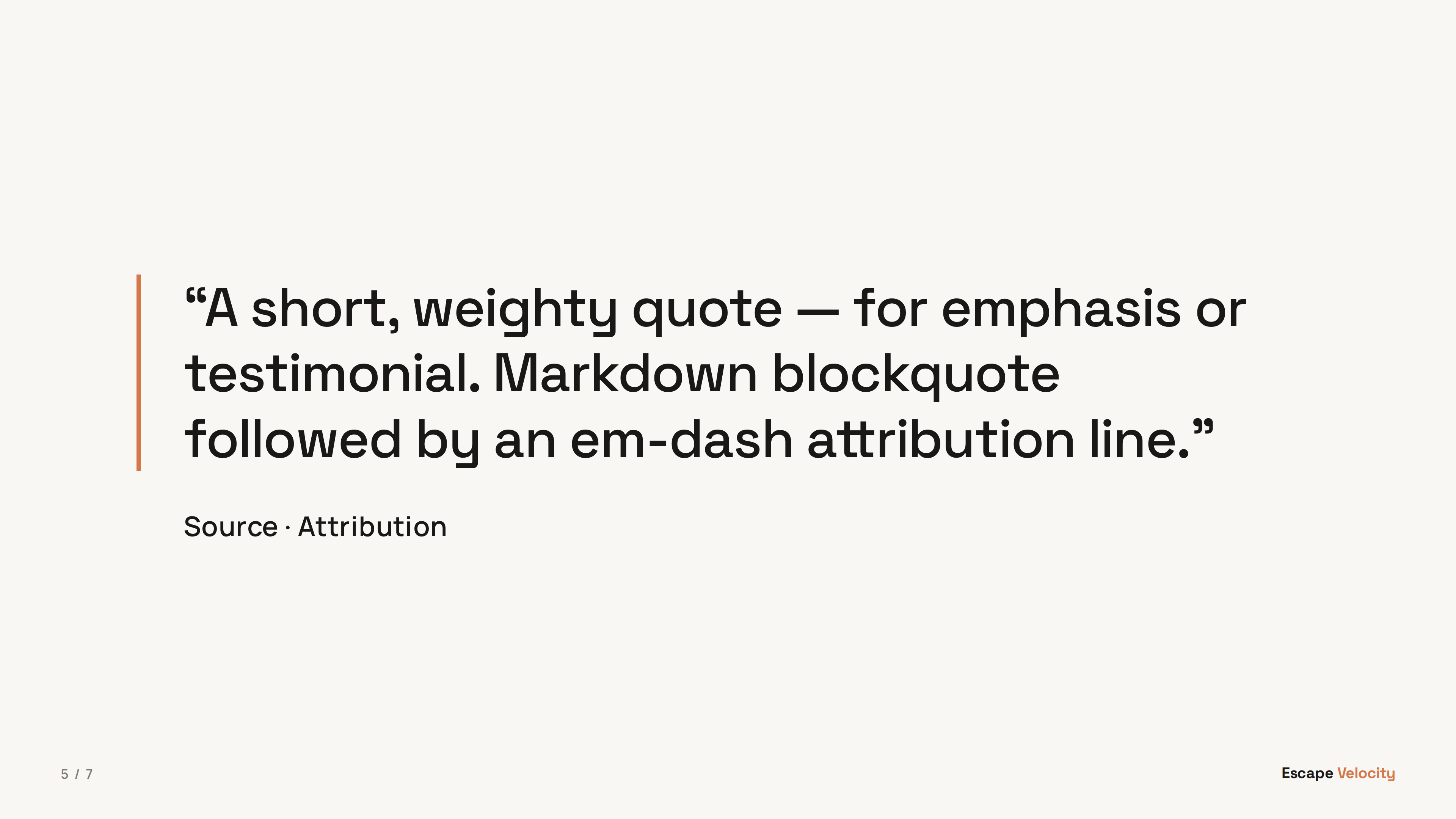 Quote preview